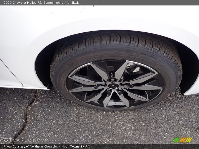 Summit White / Jet Black 2020 Chevrolet Malibu RS