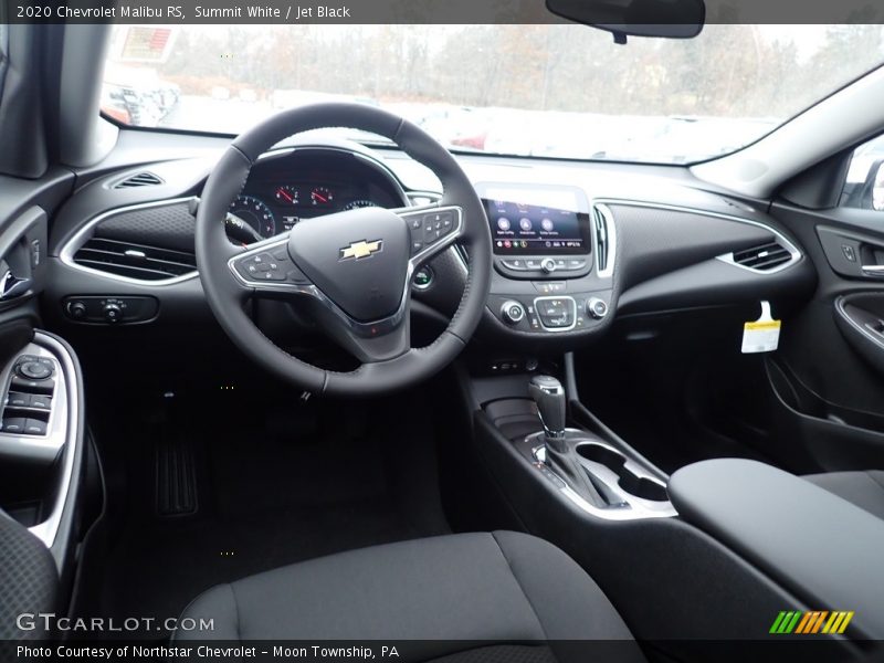 Summit White / Jet Black 2020 Chevrolet Malibu RS