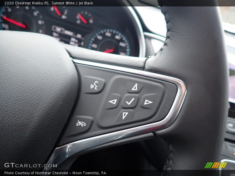 Summit White / Jet Black 2020 Chevrolet Malibu RS