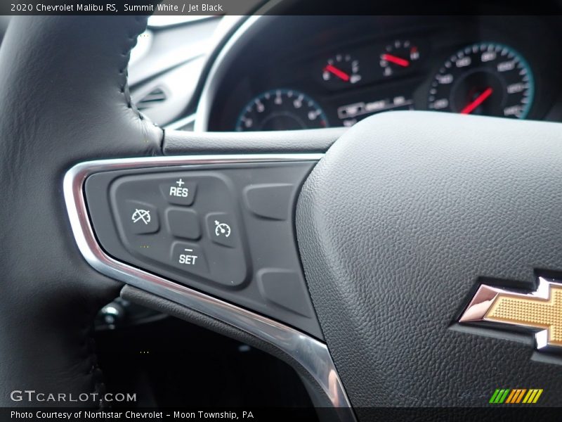 Summit White / Jet Black 2020 Chevrolet Malibu RS