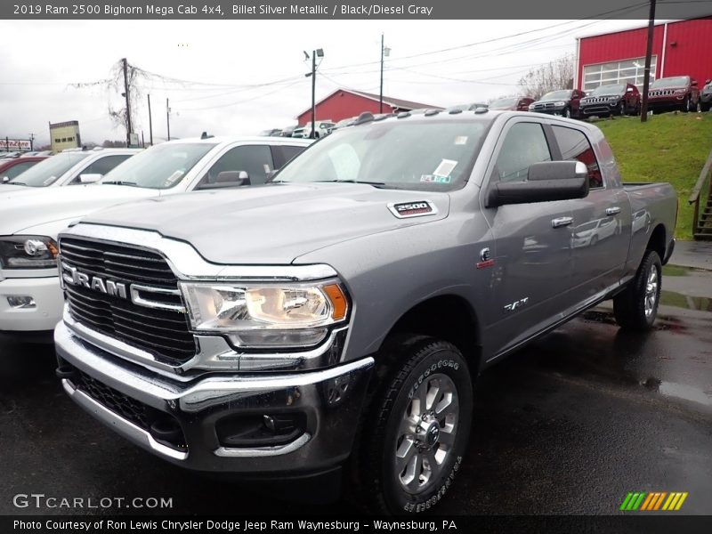 Billet Silver Metallic / Black/Diesel Gray 2019 Ram 2500 Bighorn Mega Cab 4x4
