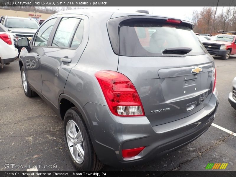 Satin Steel Metallic / Jet Black 2020 Chevrolet Trax LS AWD