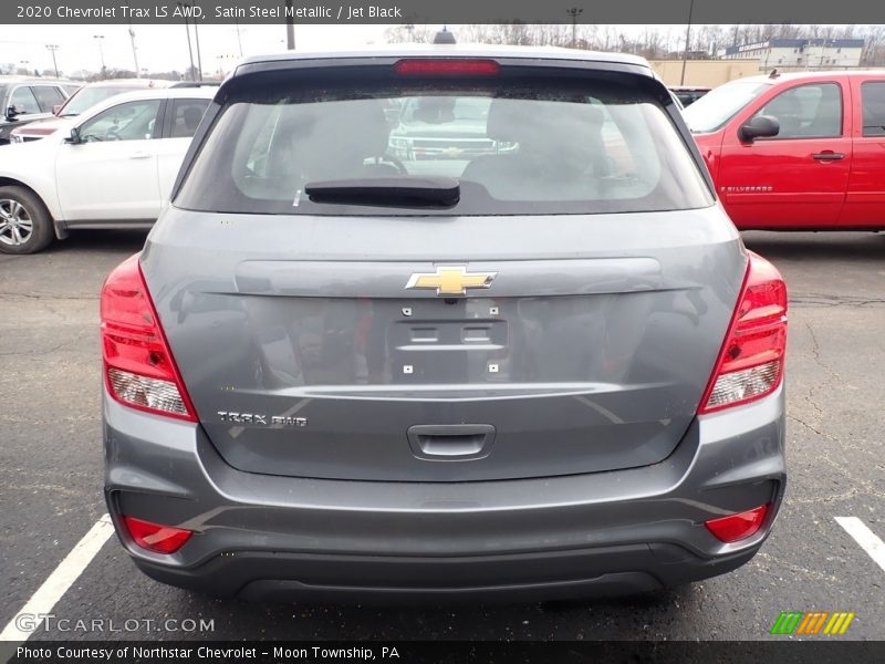 Satin Steel Metallic / Jet Black 2020 Chevrolet Trax LS AWD