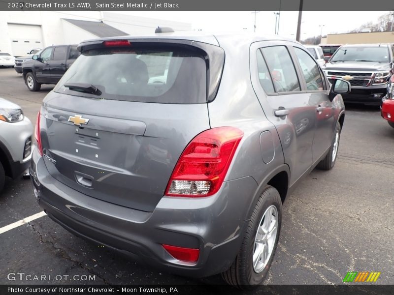 Satin Steel Metallic / Jet Black 2020 Chevrolet Trax LS AWD