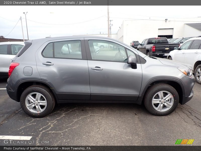 Satin Steel Metallic / Jet Black 2020 Chevrolet Trax LS AWD