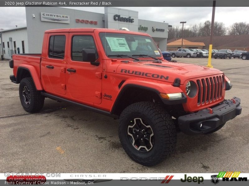 Firecracker Red / Black 2020 Jeep Gladiator Rubicon 4x4