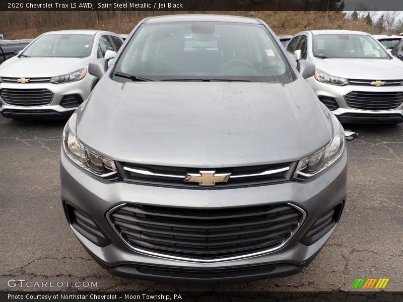 Satin Steel Metallic / Jet Black 2020 Chevrolet Trax LS AWD