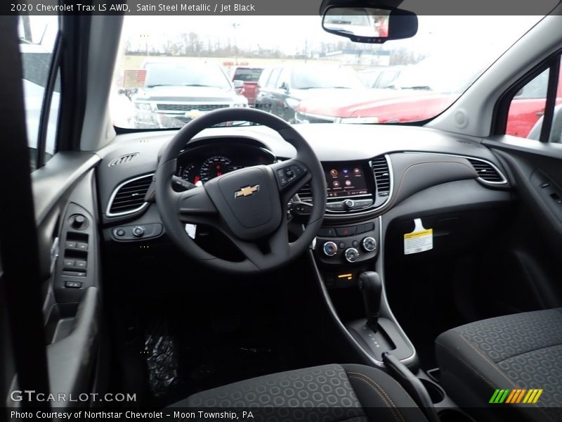 Satin Steel Metallic / Jet Black 2020 Chevrolet Trax LS AWD