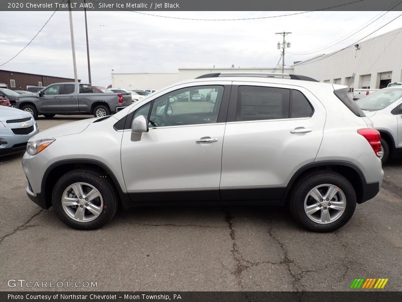 Silver Ice Metallic / Jet Black 2020 Chevrolet Trax LT AWD