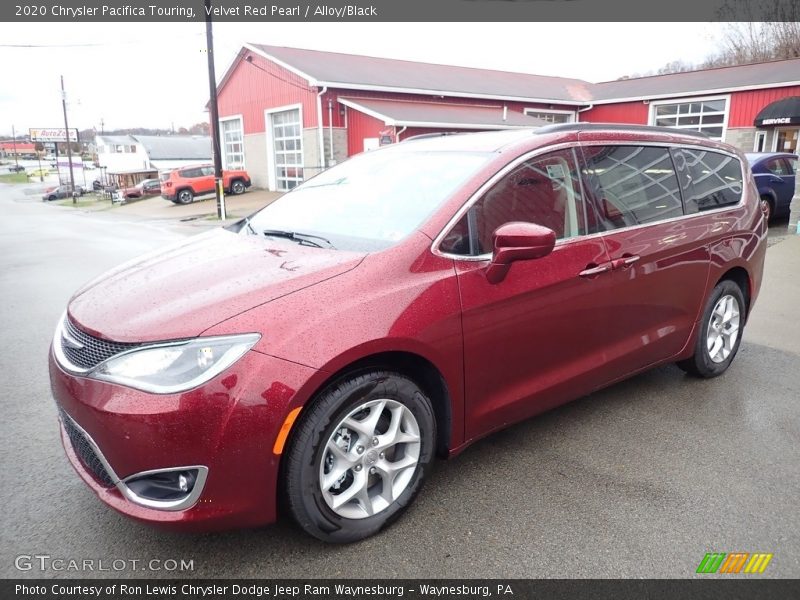 Velvet Red Pearl / Alloy/Black 2020 Chrysler Pacifica Touring