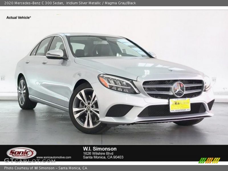 Iridium Silver Metallic / Magma Gray/Black 2020 Mercedes-Benz C 300 Sedan