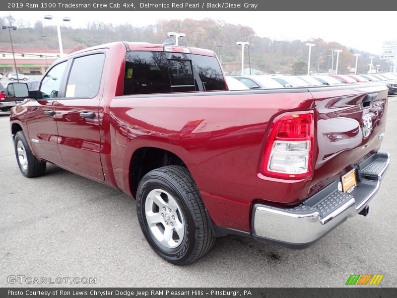 Delmonico Red Pearl / Black/Diesel Gray 2019 Ram 1500 Tradesman Crew Cab 4x4