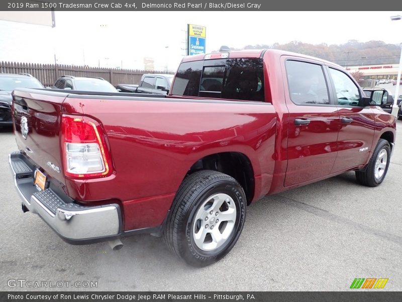 Delmonico Red Pearl / Black/Diesel Gray 2019 Ram 1500 Tradesman Crew Cab 4x4