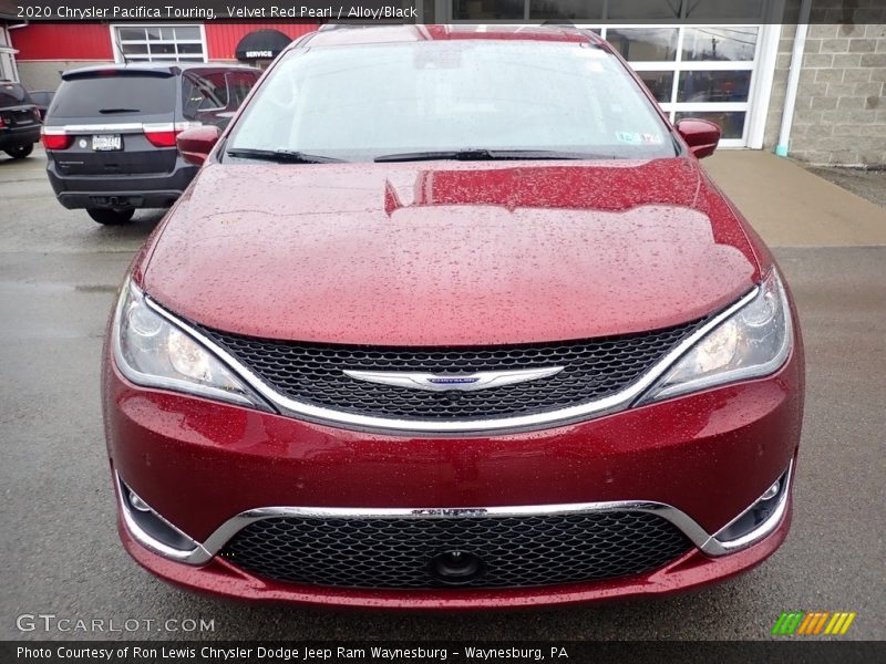 Velvet Red Pearl / Alloy/Black 2020 Chrysler Pacifica Touring