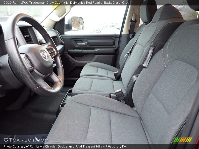 Delmonico Red Pearl / Black/Diesel Gray 2019 Ram 1500 Tradesman Crew Cab 4x4