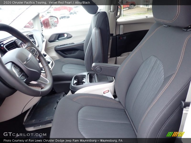 Front Seat of 2020 Pacifica Touring
