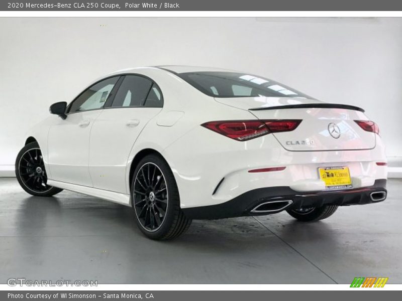 Polar White / Black 2020 Mercedes-Benz CLA 250 Coupe