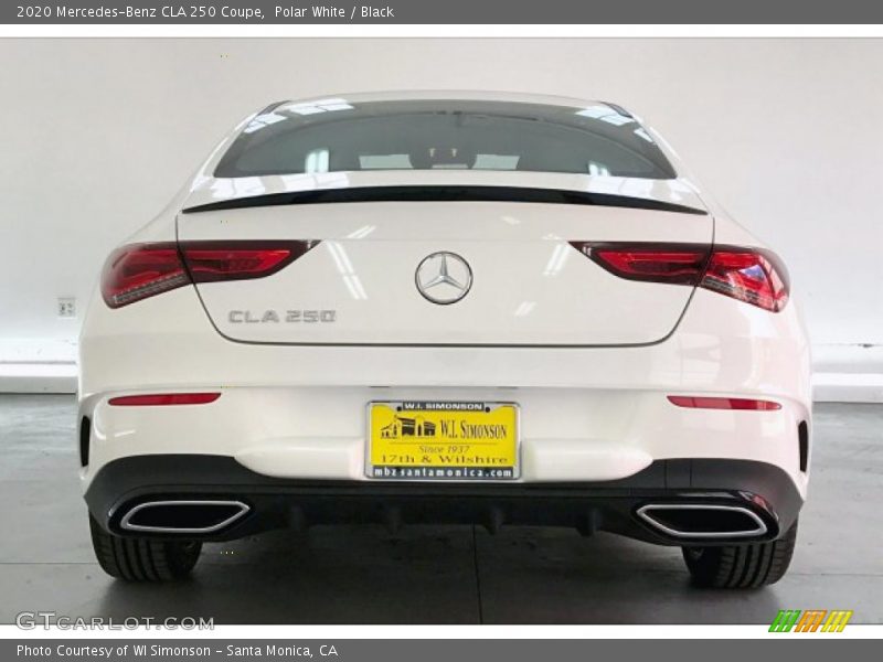 Polar White / Black 2020 Mercedes-Benz CLA 250 Coupe