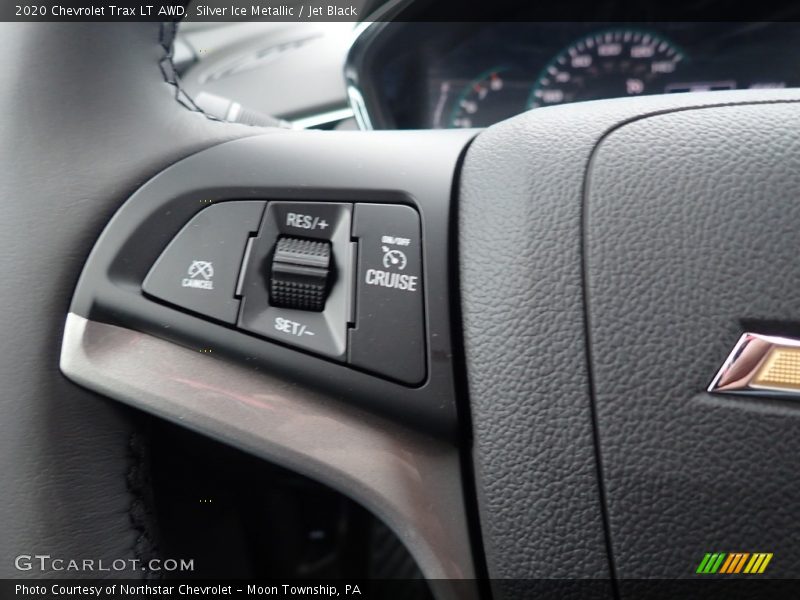 Silver Ice Metallic / Jet Black 2020 Chevrolet Trax LT AWD