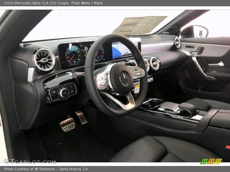 Polar White / Black 2020 Mercedes-Benz CLA 250 Coupe