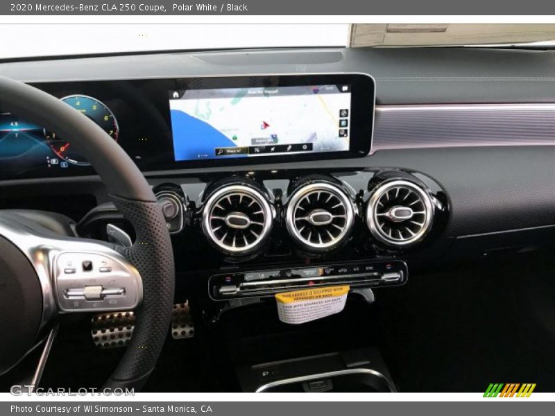 Polar White / Black 2020 Mercedes-Benz CLA 250 Coupe