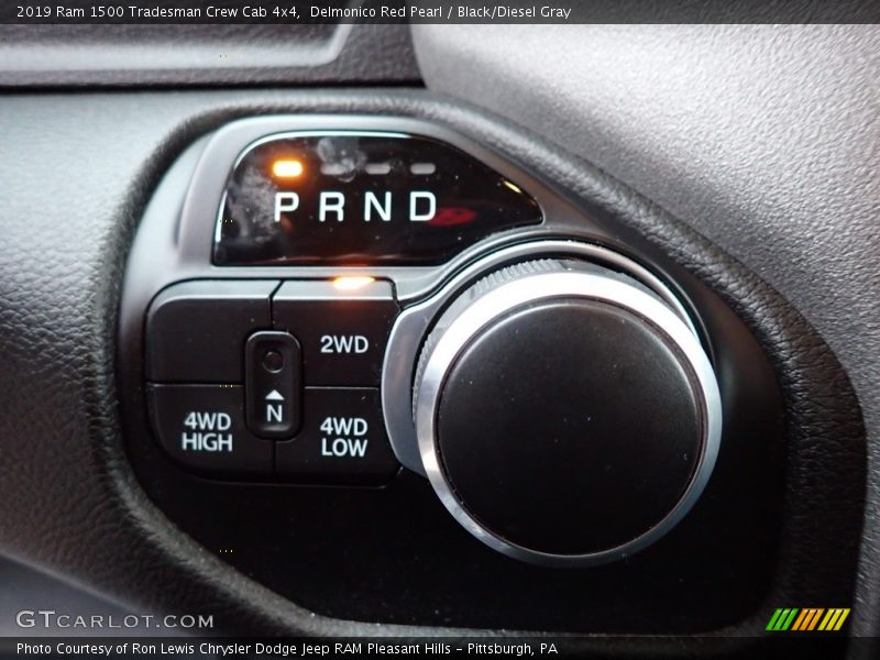 Delmonico Red Pearl / Black/Diesel Gray 2019 Ram 1500 Tradesman Crew Cab 4x4