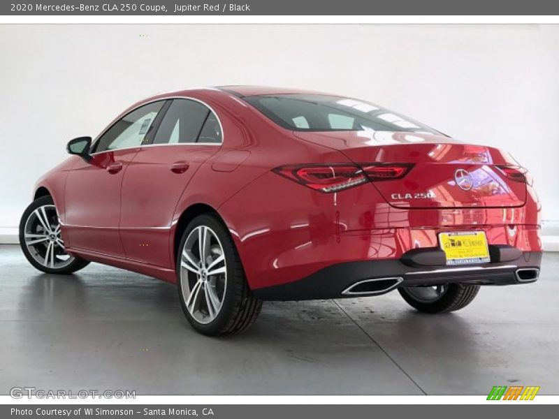 Jupiter Red / Black 2020 Mercedes-Benz CLA 250 Coupe