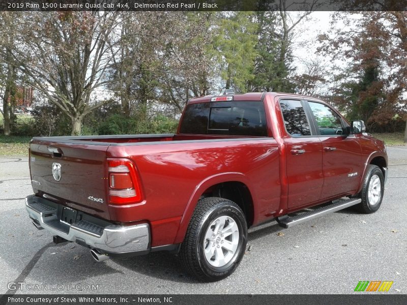 Delmonico Red Pearl / Black 2019 Ram 1500 Laramie Quad Cab 4x4