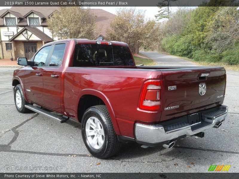 Delmonico Red Pearl / Black 2019 Ram 1500 Laramie Quad Cab 4x4