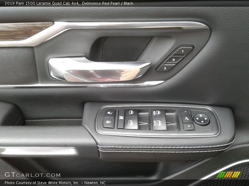 Delmonico Red Pearl / Black 2019 Ram 1500 Laramie Quad Cab 4x4