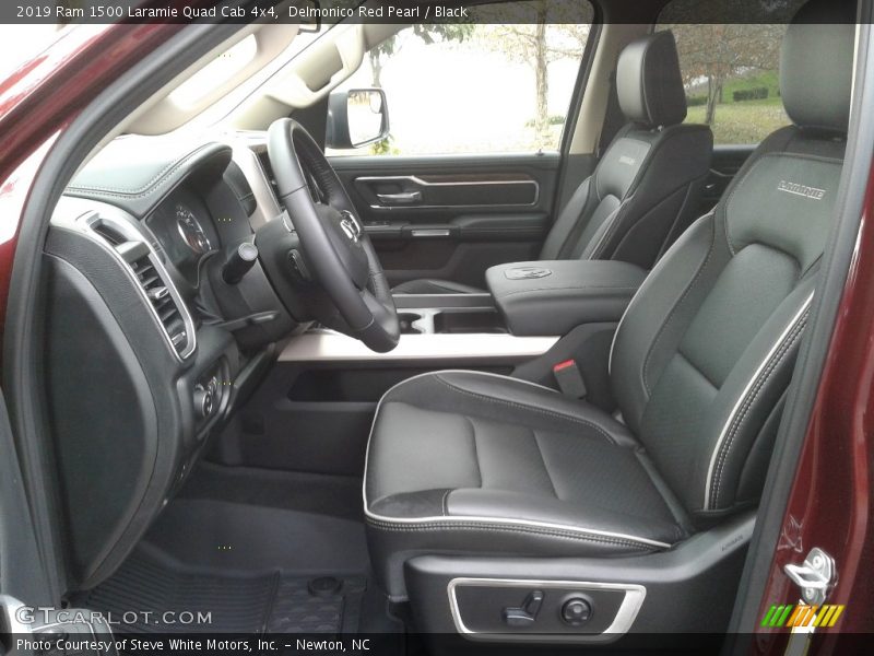 Front Seat of 2019 1500 Laramie Quad Cab 4x4