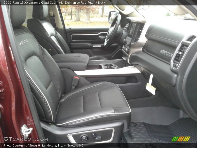 Front Seat of 2019 1500 Laramie Quad Cab 4x4