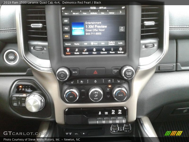 Controls of 2019 1500 Laramie Quad Cab 4x4