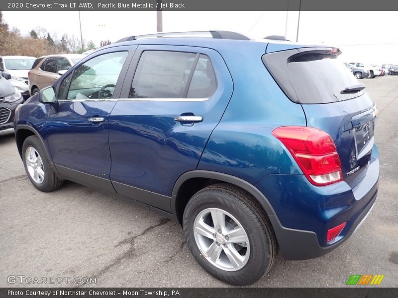 Pacific Blue Metallic / Jet Black 2020 Chevrolet Trax LT AWD