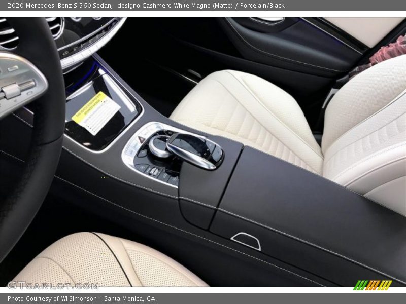 designo Cashmere White Magno (Matte) / Porcelain/Black 2020 Mercedes-Benz S 560 Sedan