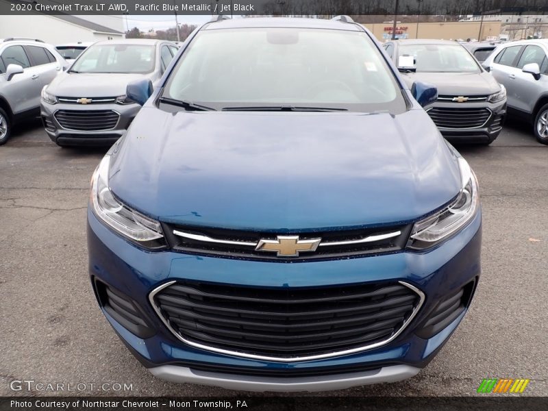 Pacific Blue Metallic / Jet Black 2020 Chevrolet Trax LT AWD