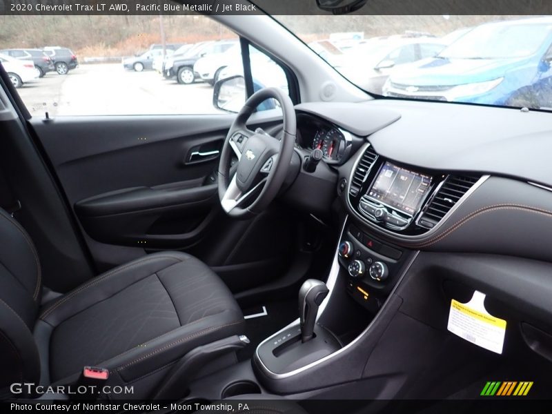 Pacific Blue Metallic / Jet Black 2020 Chevrolet Trax LT AWD