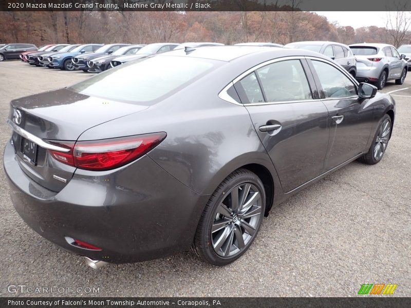 Machine Gray Metallic / Black 2020 Mazda Mazda6 Grand Touring