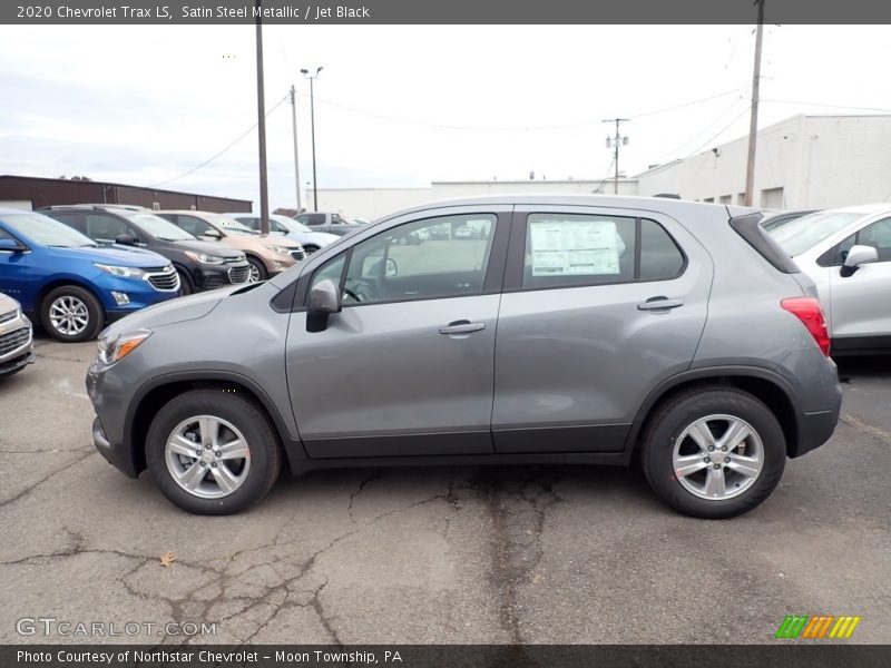 Satin Steel Metallic / Jet Black 2020 Chevrolet Trax LS
