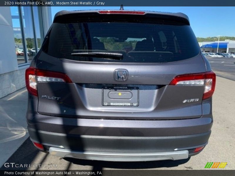 Modern Steel Metallic / Gray 2020 Honda Pilot EX-L AWD