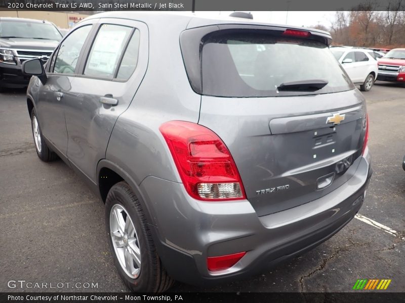 Satin Steel Metallic / Jet Black 2020 Chevrolet Trax LS AWD