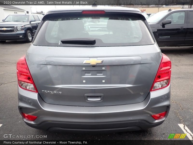 Satin Steel Metallic / Jet Black 2020 Chevrolet Trax LS AWD