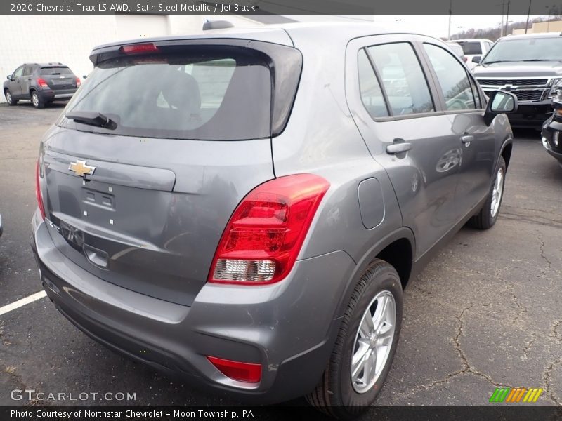Satin Steel Metallic / Jet Black 2020 Chevrolet Trax LS AWD