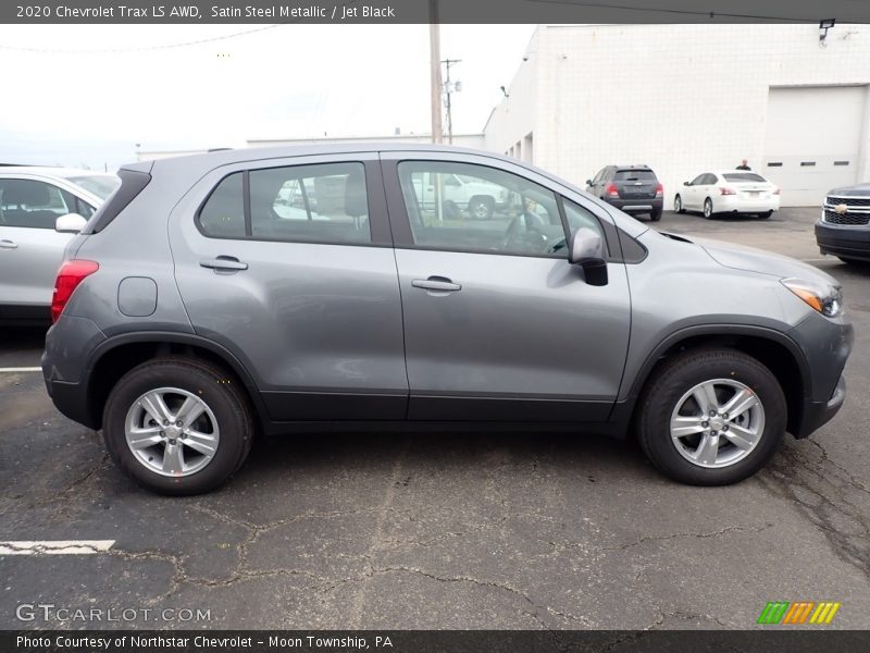 Satin Steel Metallic / Jet Black 2020 Chevrolet Trax LS AWD