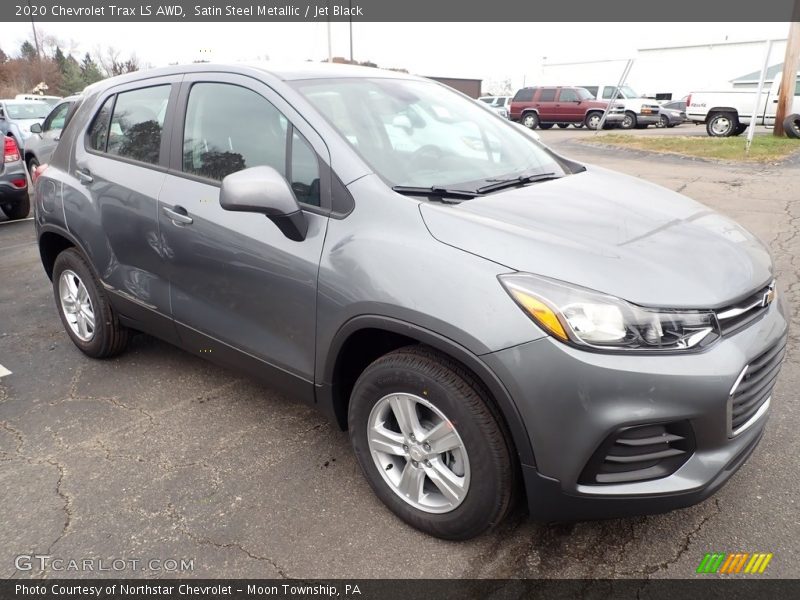 Satin Steel Metallic / Jet Black 2020 Chevrolet Trax LS AWD