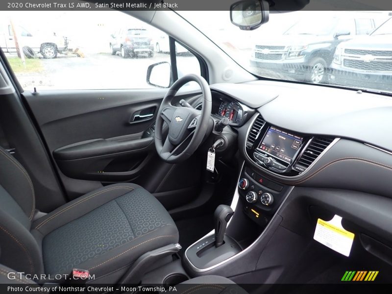Satin Steel Metallic / Jet Black 2020 Chevrolet Trax LS AWD