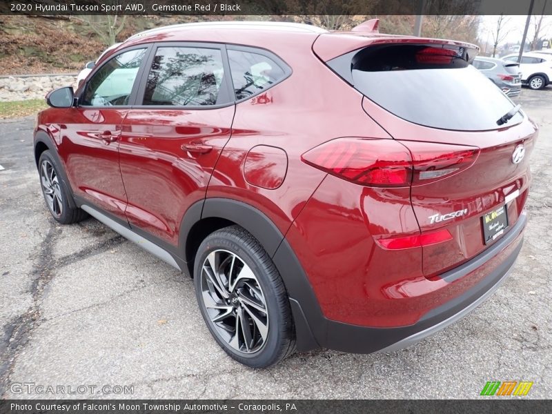 Gemstone Red / Black 2020 Hyundai Tucson Sport AWD