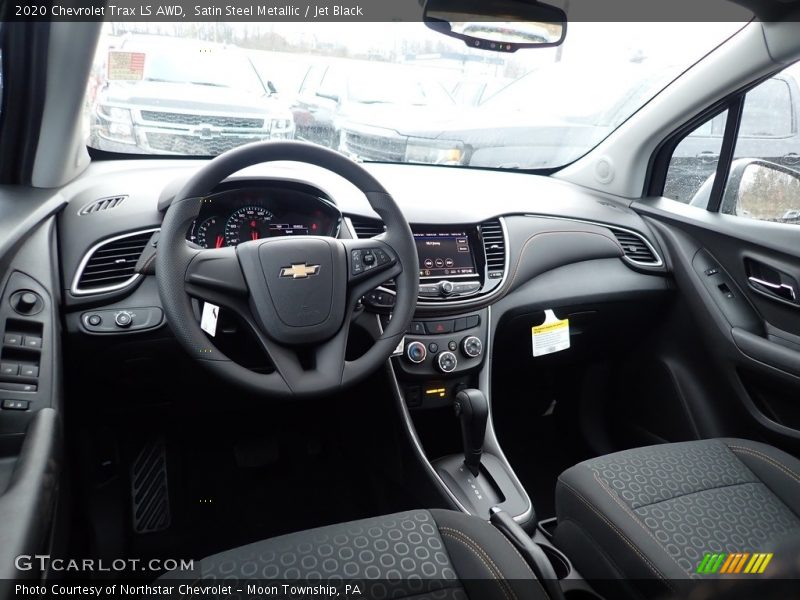 Satin Steel Metallic / Jet Black 2020 Chevrolet Trax LS AWD
