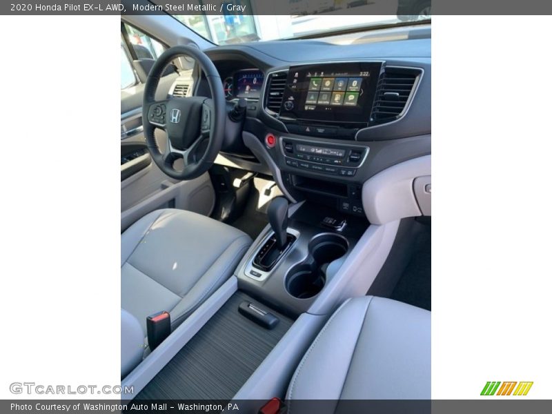 Modern Steel Metallic / Gray 2020 Honda Pilot EX-L AWD