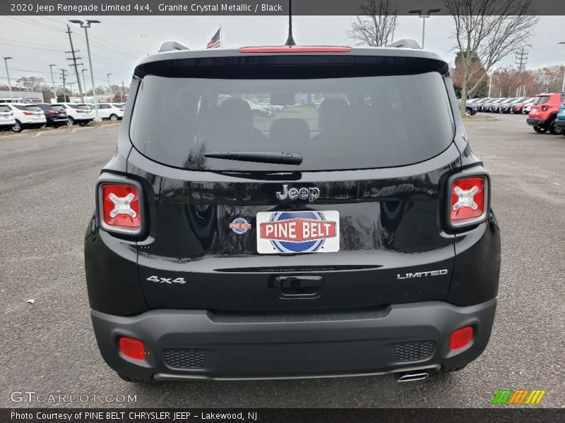 Granite Crystal Metallic / Black 2020 Jeep Renegade Limited 4x4